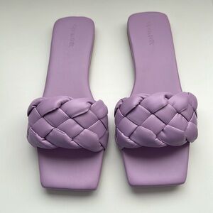 Nordstrom Open Edit Purple Sandals Size 9